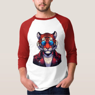 Camiseta Estilo Pop de Tigre