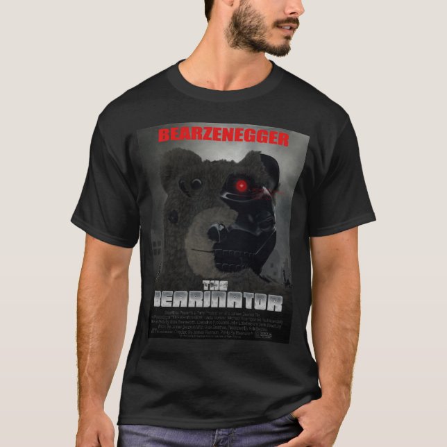Camiseta estilo Poster de películas BEARINATOR (Anverso)