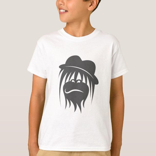 Camiseta Estilo Primato cautivador: mono con tapón (Anverso)