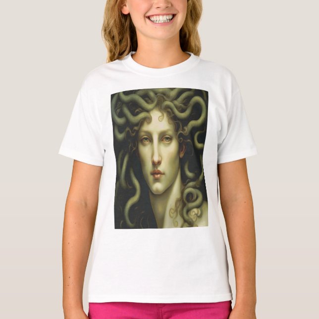 Camiseta Estilo renacentista de Medusa (Anverso)