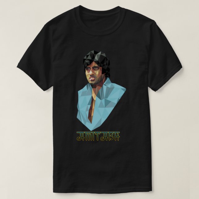 Camiseta Estilo retro Amitabh Bachchan (Diseño del anverso)