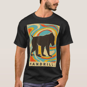 Camiseta Estilo retro animal de Mandrill Lover