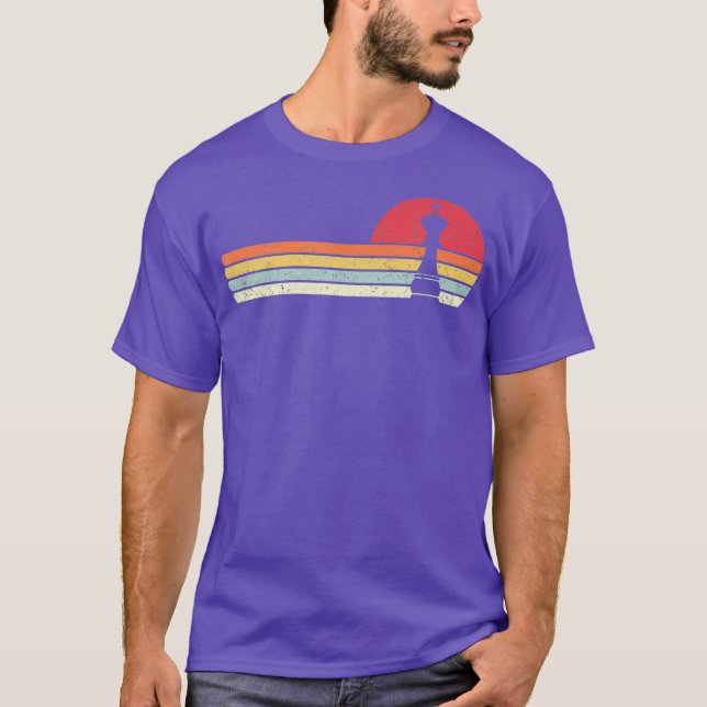 Camiseta Estilo retro de ajedrez (3) (Anverso)