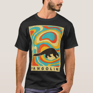 Camiseta Estilo retro de animales Vintage Pangolin Lover