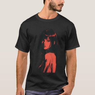 Camiseta Estilo retro de anime japonés