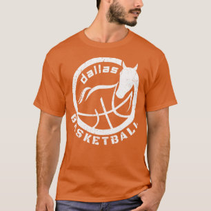 Camiseta Estilo retro de baloncesto de Dallas TShirt