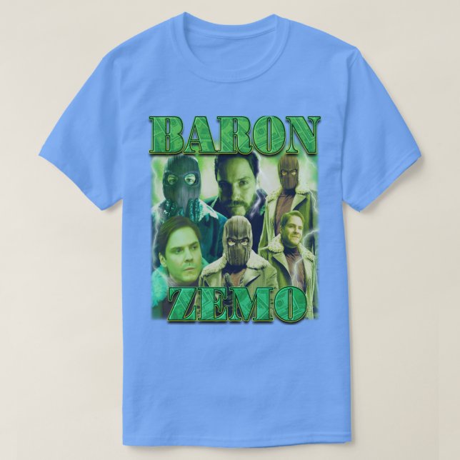 Camiseta Estilo retro de barón (Diseño del anverso)
