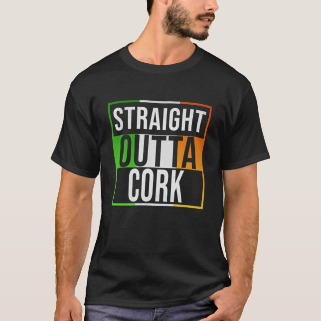 Camiseta Estilo Retro De Cork De Salida Directa - Regalo Pa (Anverso)