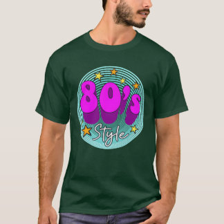 Camiseta Estilo retro de los 80