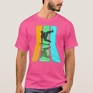 Camiseta Estilo Retro de los 80 para Parkour