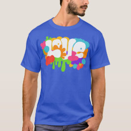 Camiseta Estilo retro de los años 60 Graffiti de amor