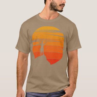 Camiseta Estilo Retro de Paseo al Atardecer