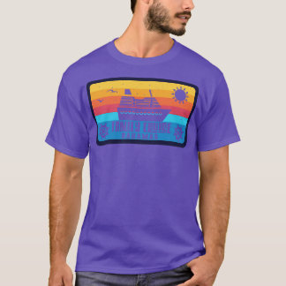 Camiseta Estilo retro del crucero familiar en Bahamas