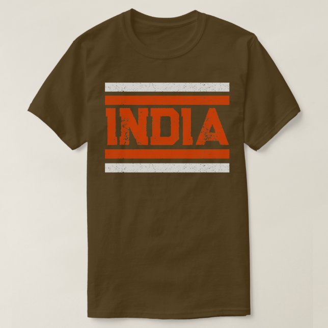 Camiseta Estilo retro del día de la independencia de la Ind (Diseño del anverso)