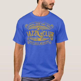 Camiseta Estilo retro del Vintage Jazz Club