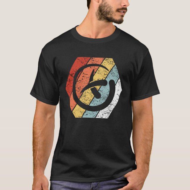 Camiseta Estilo retro divertido de Geocaching 80s del (Anverso)