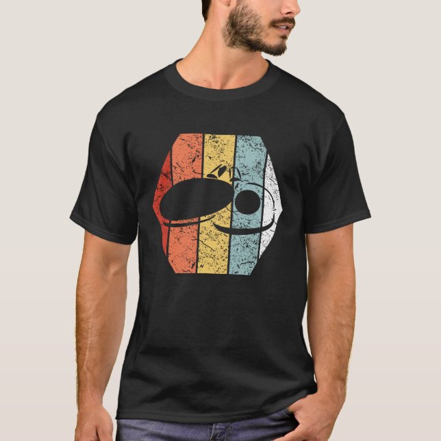 Camiseta Estilo retro divertido de los tenis de mesa 80s (Anverso)