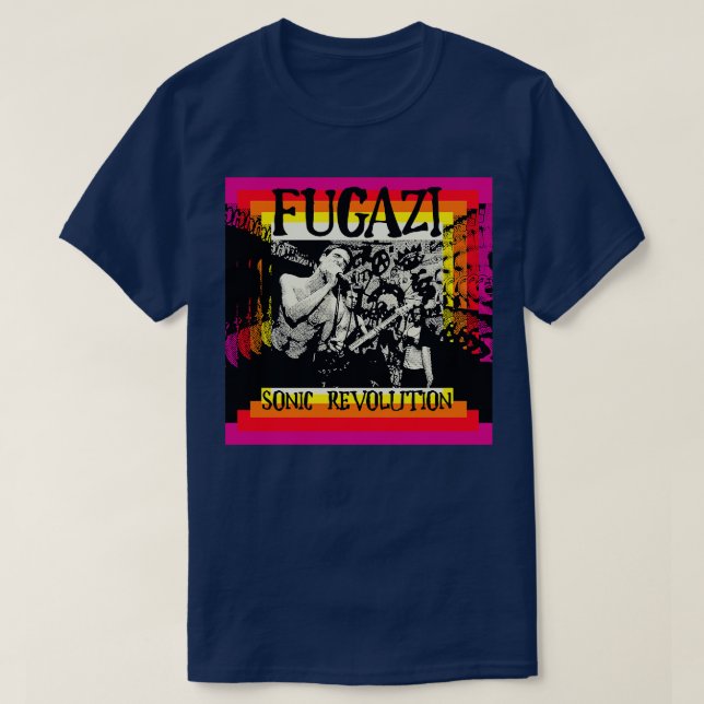 Camiseta Estilo retro FUGAZI (Diseño del anverso)