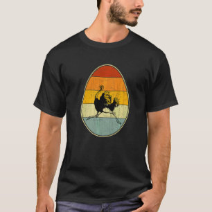 Camiseta Estilo Retro Huevo de Pascua Gráfica Gracioso Día