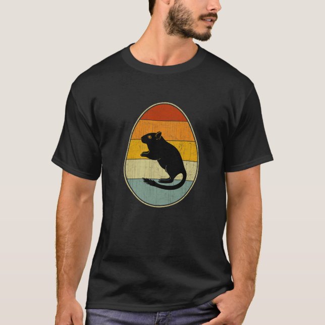 Camiseta Estilo Retro Huevo de Pascua Gráfica Gracioso Día  (Anverso)