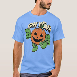 Camiseta Estilo retro Jack o linterna Trick o trenzas Hallo