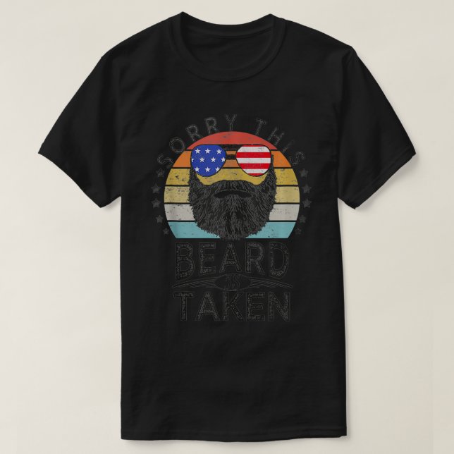 Camiseta Estilo Retro Lamentamos Que Esta Barba Se Tome Fla (Diseño del anverso)
