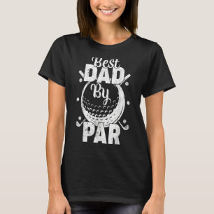 Camiseta Estilo Retro Mejor Papá Por Par Golf Dad Golfer Pa