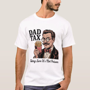 Camiseta Estilo Retro Papá Impuesto Divertido Día del Padre