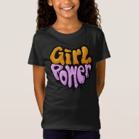 Camiseta estilo retro-poder de Chica de época