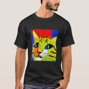 Camiseta Estilo Retro Pop Cat Gatito Gatito Ado De Gráficos