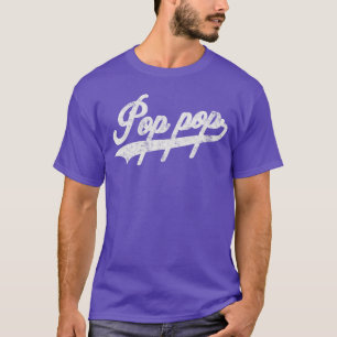 Camiseta Estilo retro Pop pop para niño niña amigo Papá Abu