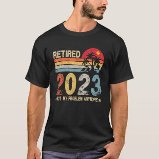 Camiseta Estilo Retro - Retirado 2023 Ya No Es Mi Problema