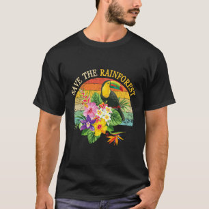 Camiseta Estilo Retro Salvar el regalo del Día de la Tierra