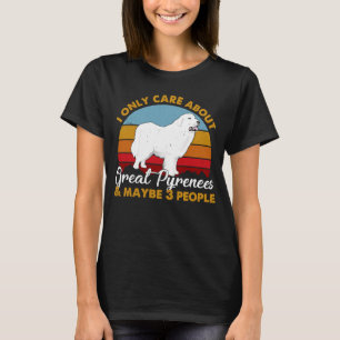 Camiseta Estilo Retro Sunset Gran Pirineo