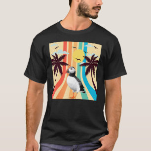 Camiseta Estilo retro vintage Ave marina de verano Atlanti