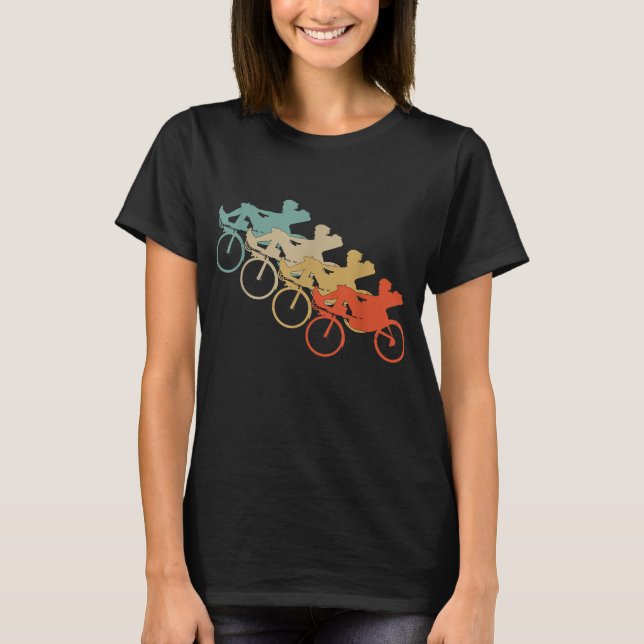 Camiseta Estilo Retro Vintage Ciclismo en bicicleta Recubie (Anverso)