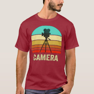 Camiseta Estilo retro vintage Creador de películas al atard