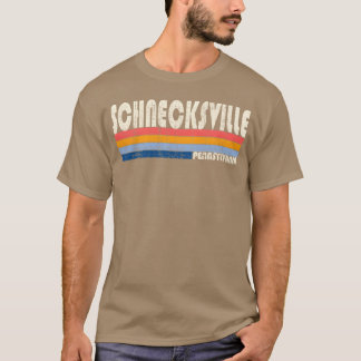 Camiseta Estilo retro vintage de los 70 y 80, pueblo natal