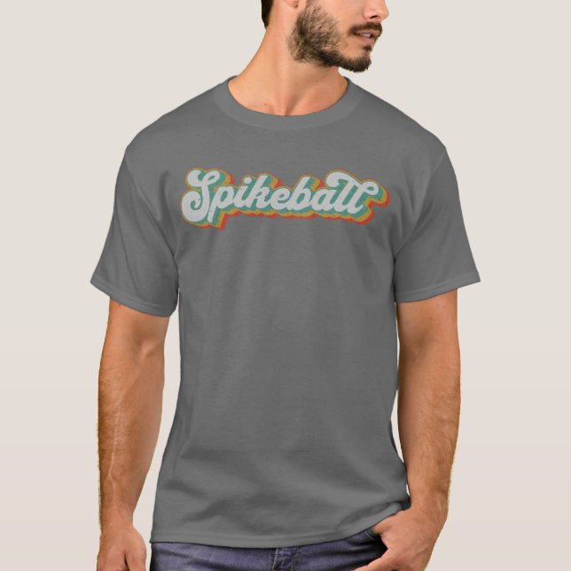 Camiseta Estilo retro vintage de Spikeball (Anverso)