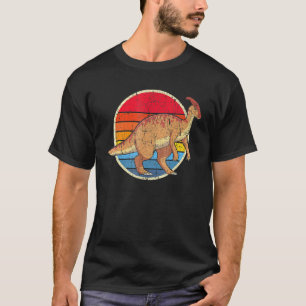 Camiseta Estilo Retro Vintage Dinosaurio I Parasaurolophus