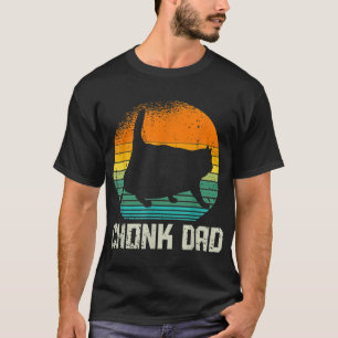 Camiseta Estilo retro vintage Funny Gato Papi Gato Meme Cho
