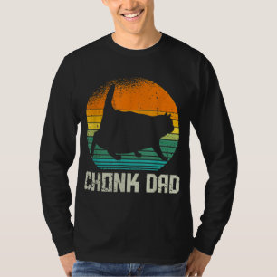 Camiseta Estilo retro vintage Funny Gato Papi Gato Meme Cho