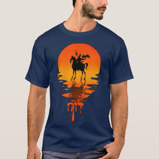 Camiseta Estilo retro vintage Genghis Khan