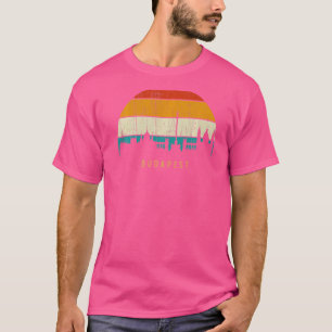 Camiseta Estilo retro vintage Hungría paisaje urbano
