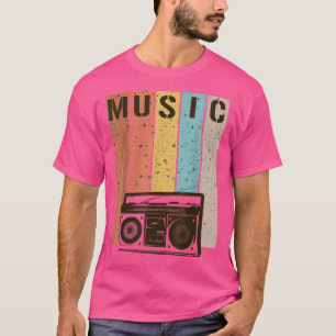 Camiseta Estilo retro vintage, música pop 3232