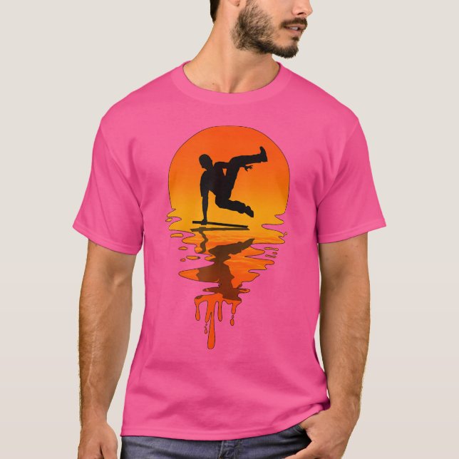 Camiseta Estilo Retro Vintage Parkour (Anverso)