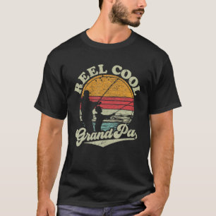 Camiseta Estilo Retro Vintage Reel Estilo Guay Abuelo Pesca