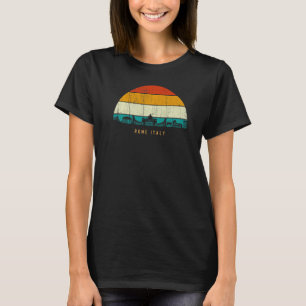 Camiseta Estilo retro vintage silueta urbana Capital de I