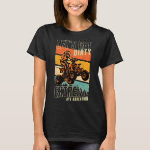 Camiseta Estilo retro vintage UTV Quad Offroad Extremo ATV