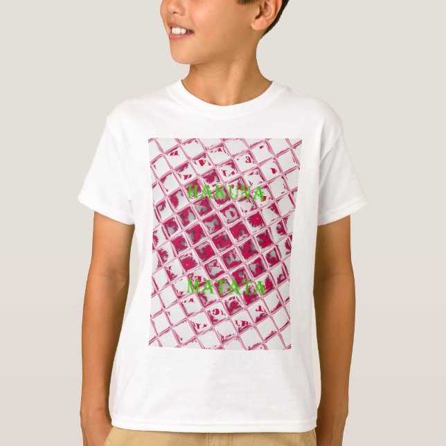 Camiseta Estilo Rojo Hakuna Matata (Anverso)
